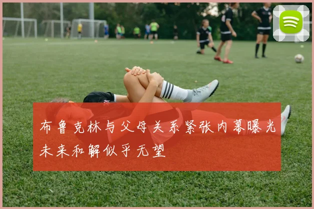 布鲁克林与父母关系紧张内幕曝光未来和解似乎无望